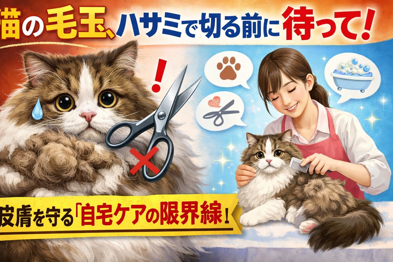猫トリミング