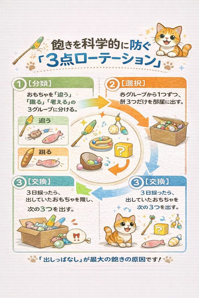 3点ローテーション・メソッドのサイクル図