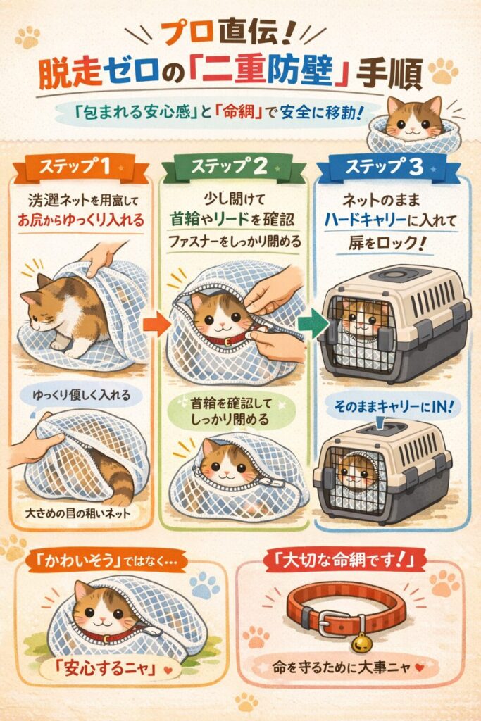 プロ直伝！脱走ゼロの「二重防壁」手順