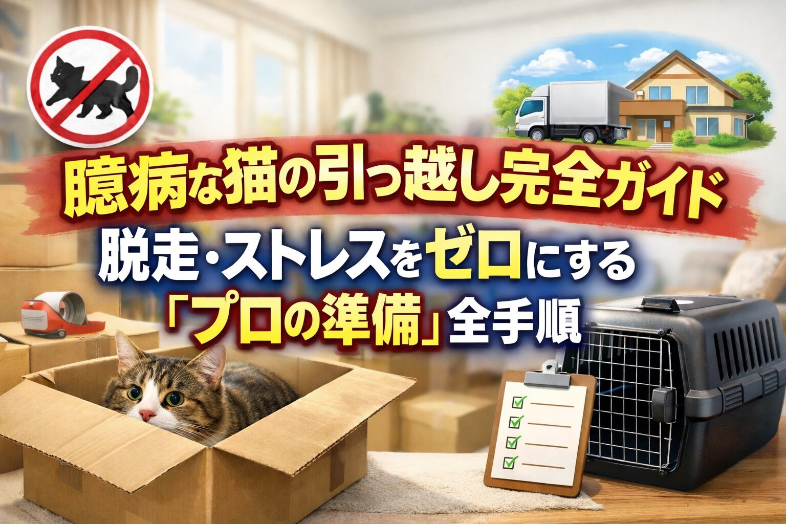 臆病な猫の引っ越し完全ガイド
